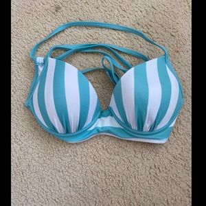 Xhilaration Striped swim top